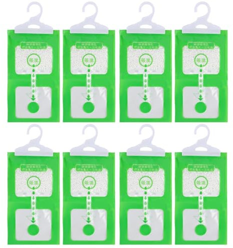 Entfeuchter Schrank, 6 Stk 100g Kleiderschrank Feuchtigkeitsabsorber, Luftentfeuchter Beutel zum Hängen, Anti-Schimmel Entfeuchtungsbeutel Set, Trockenmittel-Tasche für Küche Badezimmer Auto (6)