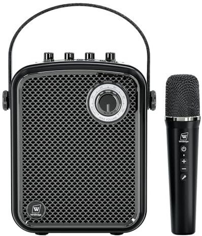 Amplificador de voz Altavoz portátil de 70 W con micrófono, sistema inalámbrico Bluetooth 5.3 multifuncional compatible con guitarra, monitoreo, vivo y karaoke, ideal para profesores, altavoces