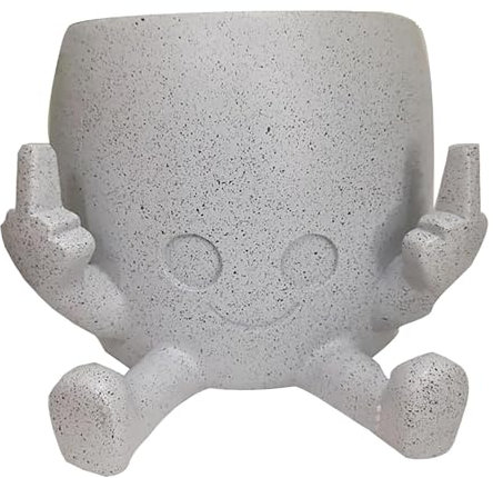 Byeaon Jardinières De Jardinage, Jardinières en Résine, Pot, Matériau Imperméable, Construction en Résine, 7x10 Cm, pour Projet De Décoration