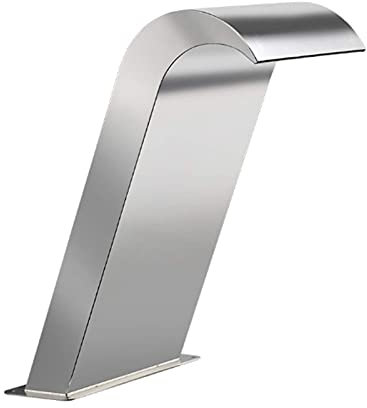 HUIBBGO Fontana per Piscina in Acciaio Inossidabile, Cascata da Giardino, Fontana per Piscina, Argento per Giardino, laghetto Esterno, Decorazione per Acqua