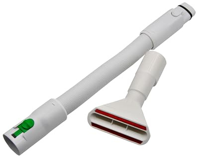 Tuyau flexible + adaptateur de buse d'ameublement pour Vorwerk Kobold VB100 VK7 | Convient pour Vorwerk Kobold VK7 VK 7 et VB100 VB 100, remplacement pour SB7 SB 7 avec buse de rembourrage avec adaptateur