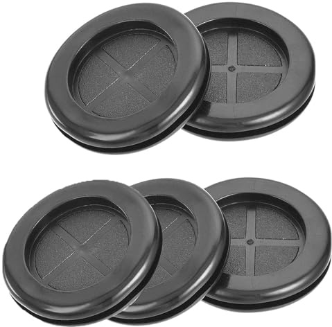 Set di 5 beccucci in gomma, passacavo in gomma, passacavo impermeabile, beccucci in gomma per proteggere connettori e cavi (40 mm)