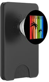 Mauritius Sunset Indian Ocean Vacation Travel Mauritius PopSockets PopWallet for MagSafe
