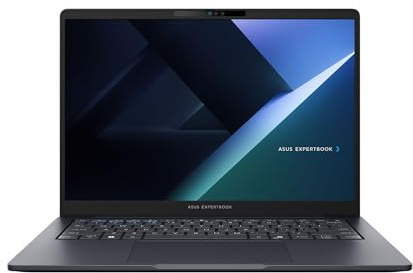 ASUS ExpertBook B5 | 14 WQXGA | Ultra 7 255H | RAM: 64GB | SSD: 1TB | Laptop in Gentle Grey | beleuchtete Tastatur | Aluminium | Windows 11 Pro | Notebooktasche
