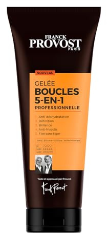 FRANCK PROVOST - Gelée Boucles 5-en-1 Professionnelle - Définition - Hydratation & Brillance - Formule Sans Silicone, Sulfate** Et Huile Minérale - 250ml