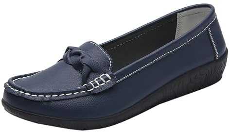 Ortopediska skor dam läder, loafers dam mockasiner utomhus läderskor stor storlek halvskor supermjuka promenadskor fritid damskor ventilerande sneakers mjuka fotbädd barfotaskor