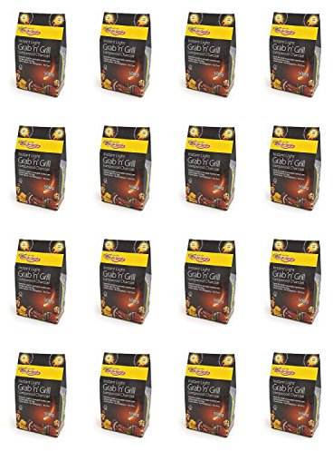 16 X Bar-Be-rapide Eclat Grab & Grill de sac de charbon de bois Lumpwood 500g Parfait pour pique-nique, barbecues bouilloire barbecues, Foyers et bien plus encore!