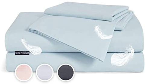 sleepwise Beaver Bed Linen Double Duvet Cover Set, Non-Toxic Organic Cotton Bedding & Linen, Machine Washable, Breathable, Hypoallergenic, Double Bedding Set with Two Pillowcases, 200x200