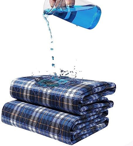 Non-Slip Bed Pads for Incontinence Washable (36 x 52|2 Pack),Waterproof Bed Pads,Adult Washable Incontinence Bed Pads for Adults,Dog,Kids