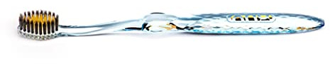 NANO-B | Cepillo de Dientes para Encías Sensibles | Elimina hasta el 99% de las Bacterias Dañinas | ORO y Carbón Activo - Azul