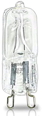 WANGW Ampoule Halogène - Ampoule G9, Ampoule pour Four 40W, pour Four Halogène G9 Oven 40W 230V Ampoule À Tolérance De 300°C - Blanc Chaud