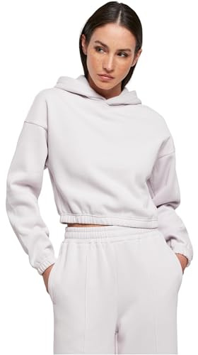 Urban Classics Sudadera Corta con Capucha para Mujer, de Gran tamaño, con Capucha, Softlilac, 3XL