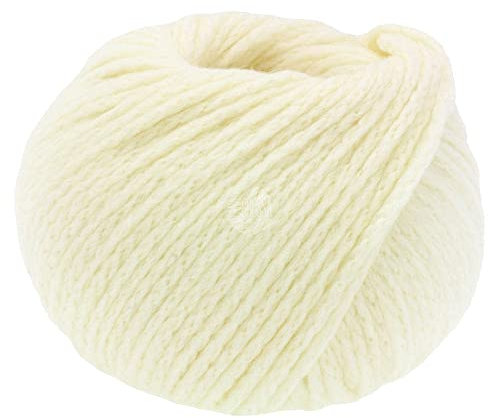 LANA GROSSA Cool Merino Big | Voluminöses Kettengarn aus klassischer Merinowolle | Handstrickgarn aus 90% Schurwolle & 10% Polyamid | 50g Wolle zum Stricken & Häkeln | 90m Garn FB 201