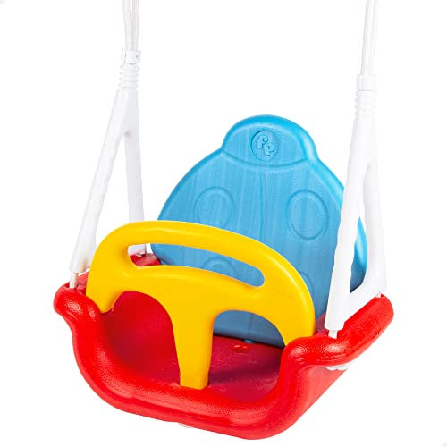 COLORBABY 77425, Fisher-Price Columpio para Bebe evolutivo Exterior e Interior 3 en 1, Columpios para niños, Columpios Infantiles, Columpio Infantil para niños y niñas
