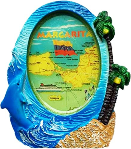 Margarita Island Venezuela Magnet Kühlschrank Kühlschrank Magnet Dekoration Aufkleber Souvenir Harz Handwerk Küche Whiteboard
