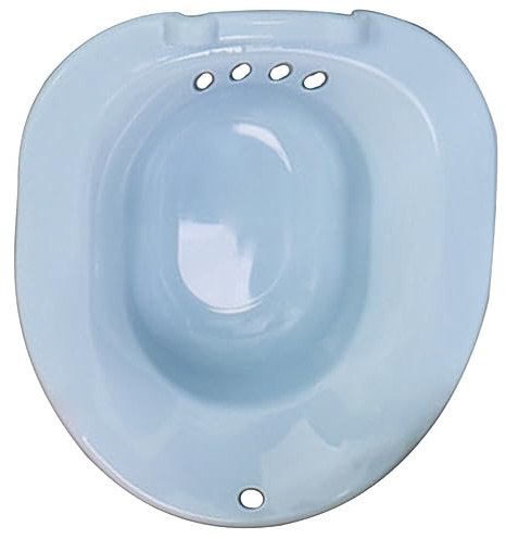 LALAFINA Sitzbad Für Wc Bei Hämorrhoiden Auslaufsichere Sitzbadschale Für Schwangere Und Postpartale Pflege Rutschfester Stand Für Hygiene Und