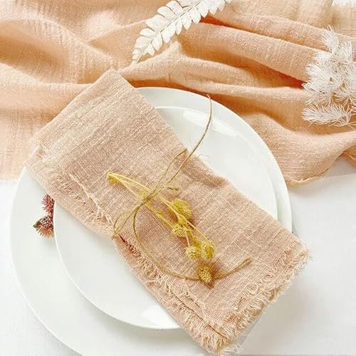 100 Stück 40 x 40 cm Salbeigrüne Gaze-Baumwollserviette, wiederverwendbar, für Hochzeit, Party, Weihnachten, Tischdekoration, Retro-Grat-Stoffservietten