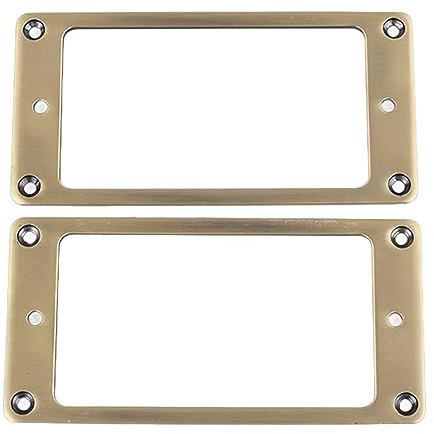 Humbucker Abdeckung, Bronze Metallrahmen, Tonabnehmer Abdeckung mit Effekt Kompatibilität für Chorus Flanger Tremolo, für Elektrogitaristen bei Rockkonzerten und Liveauftritten