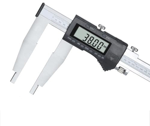 PJDDP Calibre Digital 0-800mm/31.5 con Pantalla LCD, Pie de Rey Digital de Acero Inoxidable, Profesional Calibrador Vernier para Mediciones Externas Internas, Conversión de Pulgada/Métrica