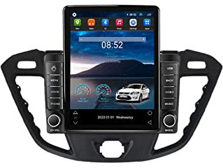 BUOZCHY Autoradio con Bluetooth, autoradio Touch Screen da 9,7 Pollici per Ford Transit Custom 2013-2018 con Telecamera di retromarcia, Carplay e Android Auto, Ricevitore autoradio FM, TS150 2G+32G