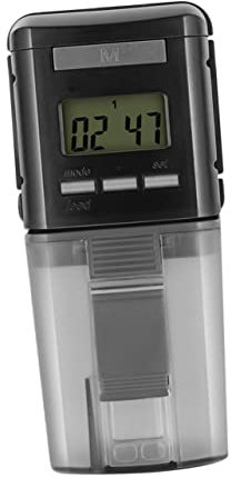 BESPORTBLE 1stück Automatischer Fischfutterautomat Mit Einstellbarem Timer Für Aquarien Elektronischer Futterspender Für Fische Geeignet Für Flocken Granulat Und Streifen Einfache