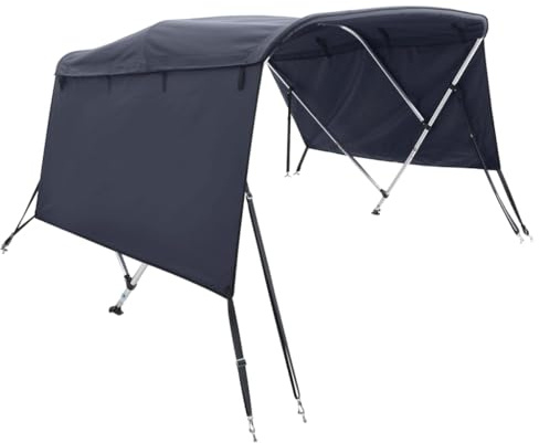 vidaXL 3-Bow Bimini-Top mit Seitenteilen 183x(154-167) x137 cm