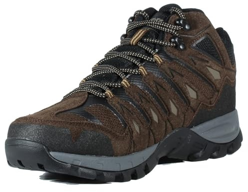 Hi-Tec CorZO MID/TORCA MID, vandringskängor, herr vandringsstövlar, vattentätt och andningsbart Dri-Tec®-membran, Choklad Taupe Light Taupe, 42 EU bred