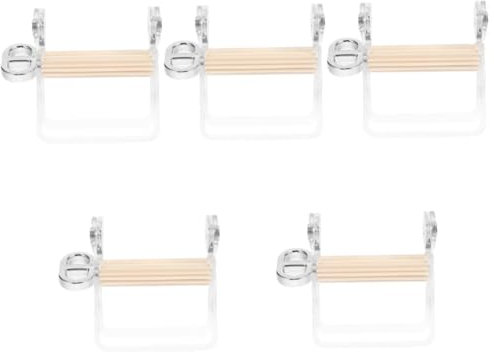 Healvian 5pcs Plastic Toothpaste Squeezer for Bathroom Tube Presser Facial Cleanser Clip Efficient Toothpaste Tool