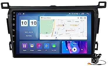 Android 14 Radio estéreo para Coche T-oyota RAV4 2013-2018 Navegación GPS 9In Pantalla táctil Reproductor Multimedia Receptor de Video Soporte WiFi 4G DSP Carplay,M600s