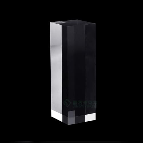 DUBTEDHOU Bloc d'affichage carré en Acrylique, Présentoir de Cubes carrés en Acrylique Transparent, Plusieurs Tailles, Lot de 1(30cm)