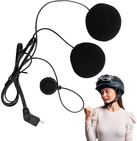 Yianyal Motorcykelheadset | Inbyggt ljudsystem för kommunikationshjälm - tillbehör för färdiga samtal - resor, utflykter och dagliga resor