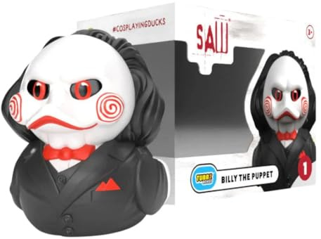 TUBBZ Boxed Edition: Horror - Saw Billy the Puppet Cosplaying Rubber Duck Vinyl Figure