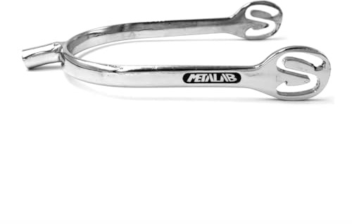 Equine Smile ES1077 SuperSpur Prince of Wales Sporen aus Zink mit Nylon Sporenriemen Reitsporen Reiten Spur (S 20 mm - Kinder)