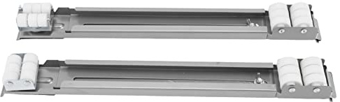 Xiuganpo Rulli per Apparecchi per Carichi Pesanti, Cuscinetto di Carico da 300 Kg, Ruote Universali, Cursore Base per Mobili per Carichi Pesanti (SILVER)