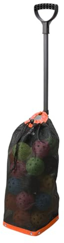 Pickle Ball Picker - Cesto Per Il Recupero Di Palline Da Tennis 18x56-89 Cm | Retriever Portatile Di picklebals | Tramoggia Di Raccolta Leggera | Per Uomini Donne Ragazzi Ragazze Giovani adolle