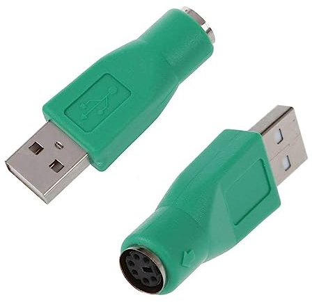 PS/2 Adapter PS/2 Male to USB Female Port Adapter USB Converters for Old Keyboard Mouse 2PCS / to converter