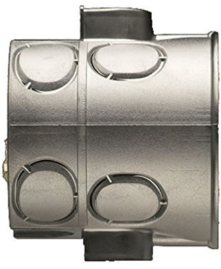 Group Leitner Putz-Abzweig-Schalterdose, 61 mm, tief, geschirmt, Kunststoff, Silber