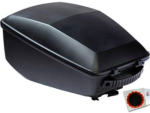 Racktime Tour Box abschließbarer Fahrradkoffer schwarz + SCHLAUCHFLICKEN