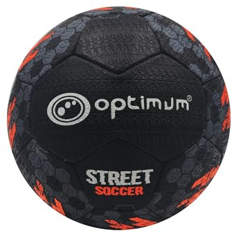 Optimum STREET FOOTBALL - BLACK/ORANGE - SIZE 5