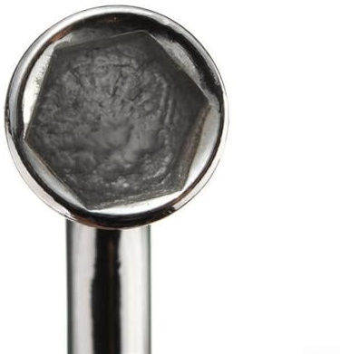Besshepplo Llave de rueda de coche 171921 mm, llave de tuerca para uso profesional y doméstico (17 mm)