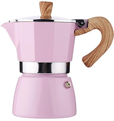 OUOULAJY Rosa accessorio durevole della macchina da caffè di alluminio per il ristorante che viaggia 150ml