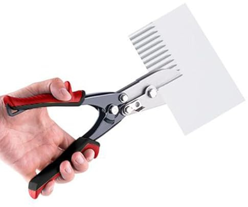 usefulbeauty Piegatrice Per Condotti - Pinze ad Alta Resistenza con Impugnatura Antiscivolo | Piega Tubi per Condotti Grondaie HVAC Ergonomico - Per Piegatura Orlatura Tubi Stufa Grondaie Ventilazione