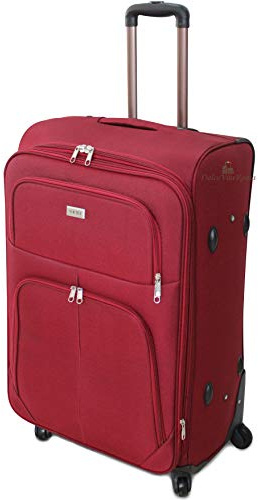 Valise trolley homme femme spacieuse légère semi-rigide extensible 4 roues poches cabine M/L soute XXL