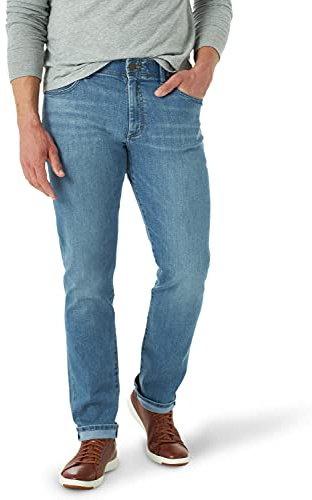 Lee herr modern serie extrem rörelse rak passform avsmalnande ben jeans, Scott, 34W / 29L
