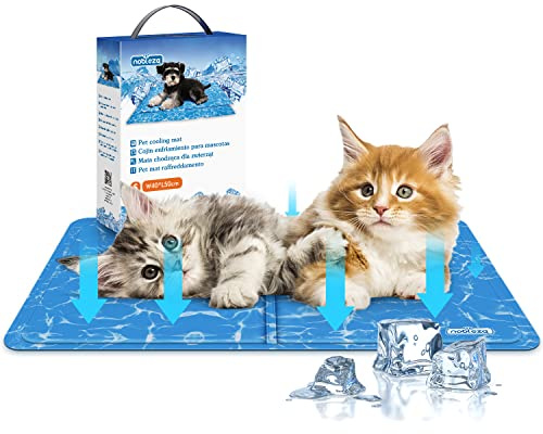Nobleza - Kühlmatte für Hunde Katzen Selbstkühlend, Innoxious Gel Self Kühldecke, Kratzfest/Wasserdicht/rutschfest Kühlmatte für Hunde und Katzen