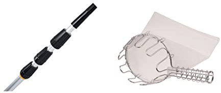 Neustanlo - XXL Obstpflücker Set 8 m - inkl. Gelenk, Universaladapter und Teleskop-Stange Teleskopstange Teleskopstiel