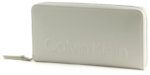 Calvin Klein CK Set Zip Around Wallet L Bright White
