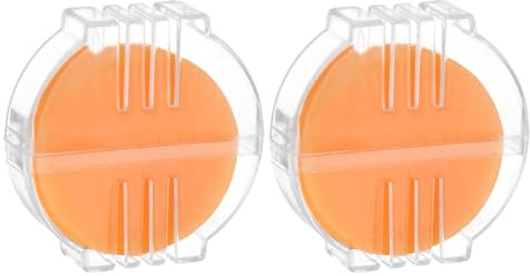 QUARKZMAN 2Stk Bienenwachs Faden Pflegemittel Faden Wachs Schloss mit Plastikbox für Quilten Nähen Stickerei Wachs Nähen Zubehör Golden