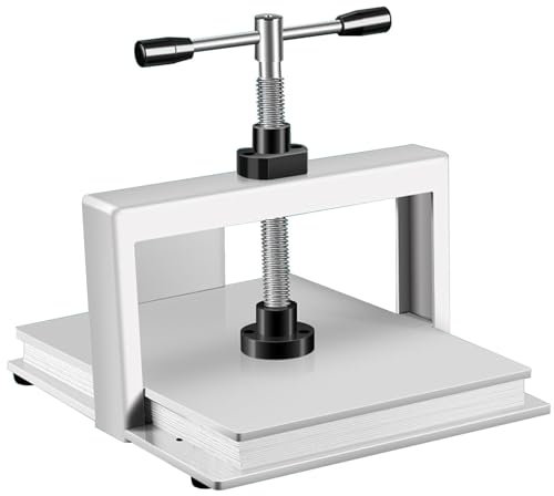 ExoticaBlend Manueller Flacher Papierbinder, A4/A3-Buchbindepresse, Buchglättungsmaschine, 3306 lbs (1500 kg) Druck, Büro- und Schulwerkzeuge für Dokumentenstempel,A3