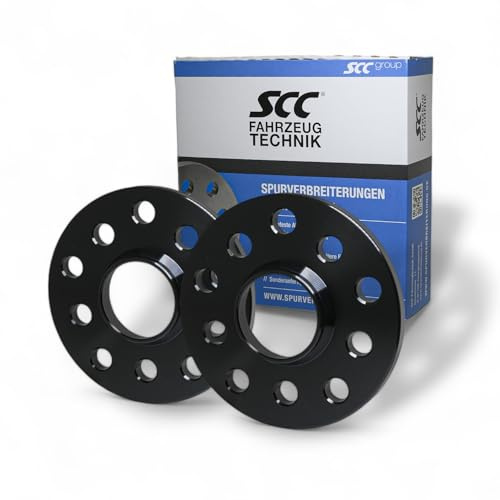 SCC Spurverbreiterungen Spurplatten 2x8mm 5x100-5x112 12378W kompatibel mit Ford Galaxy